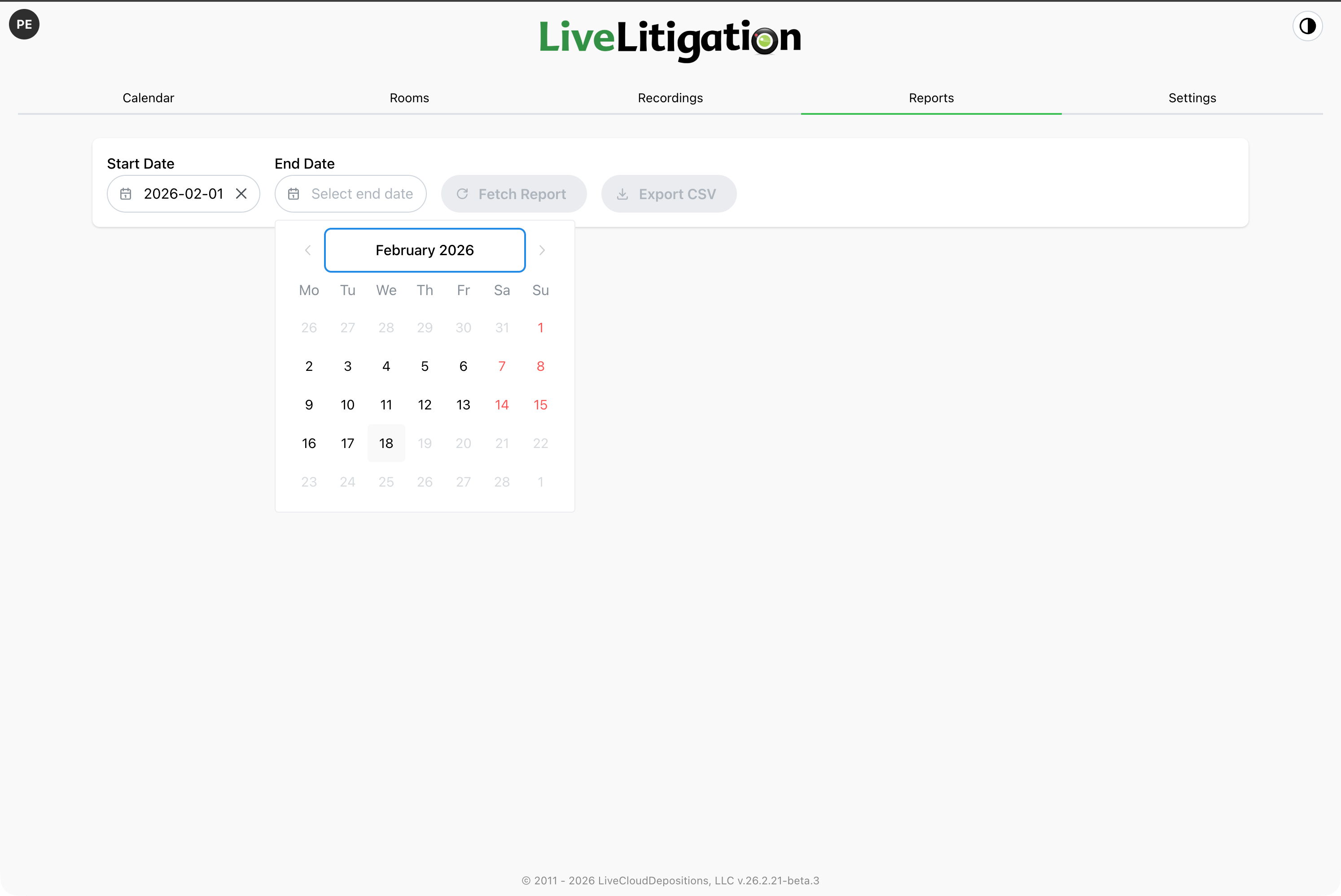 Reports Navigation
